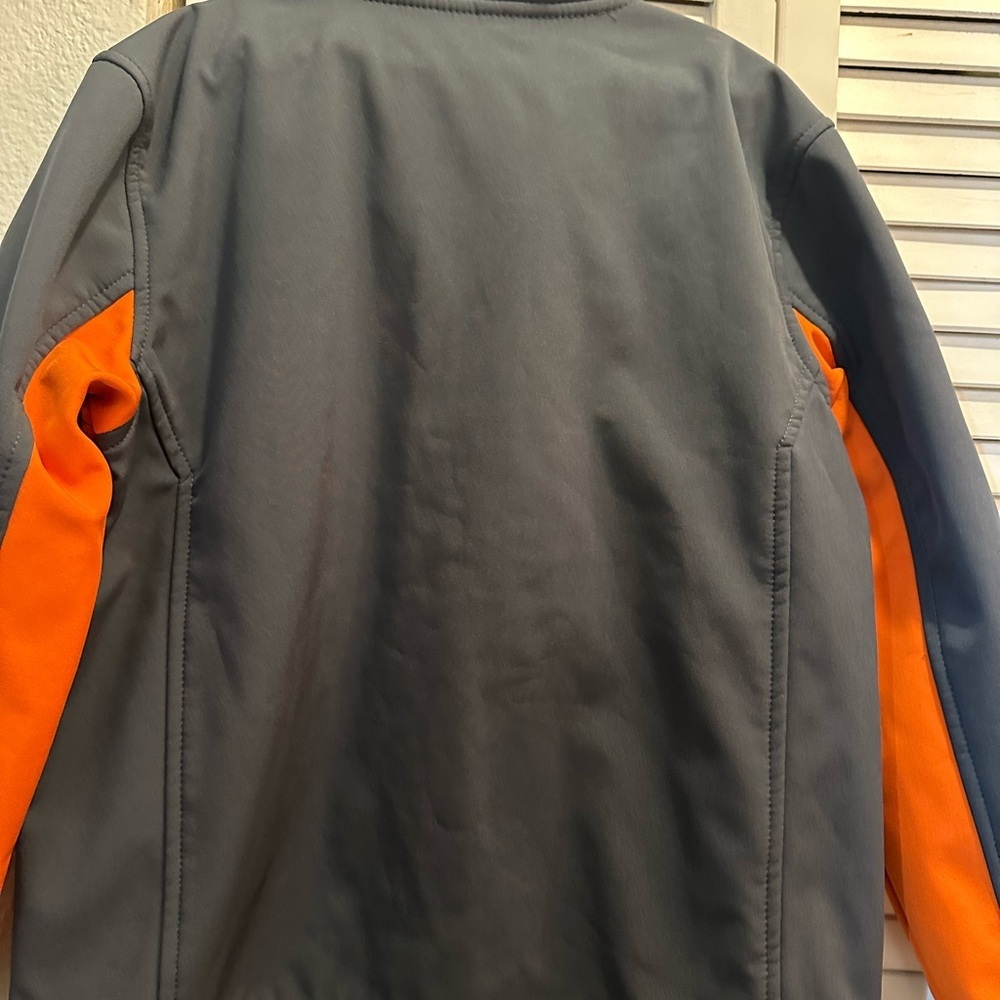 Snozu Vibrant Orange and Charcoal Jacket - Picture 7 of 7